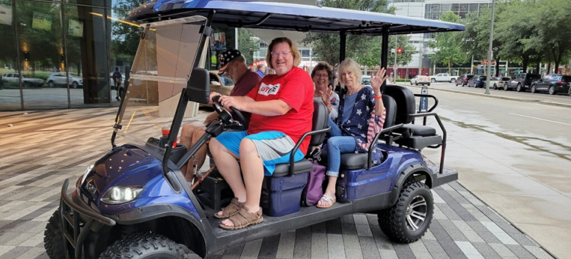 Houston Pokemon Go Tour By Golf Cart or Polaris GEM
