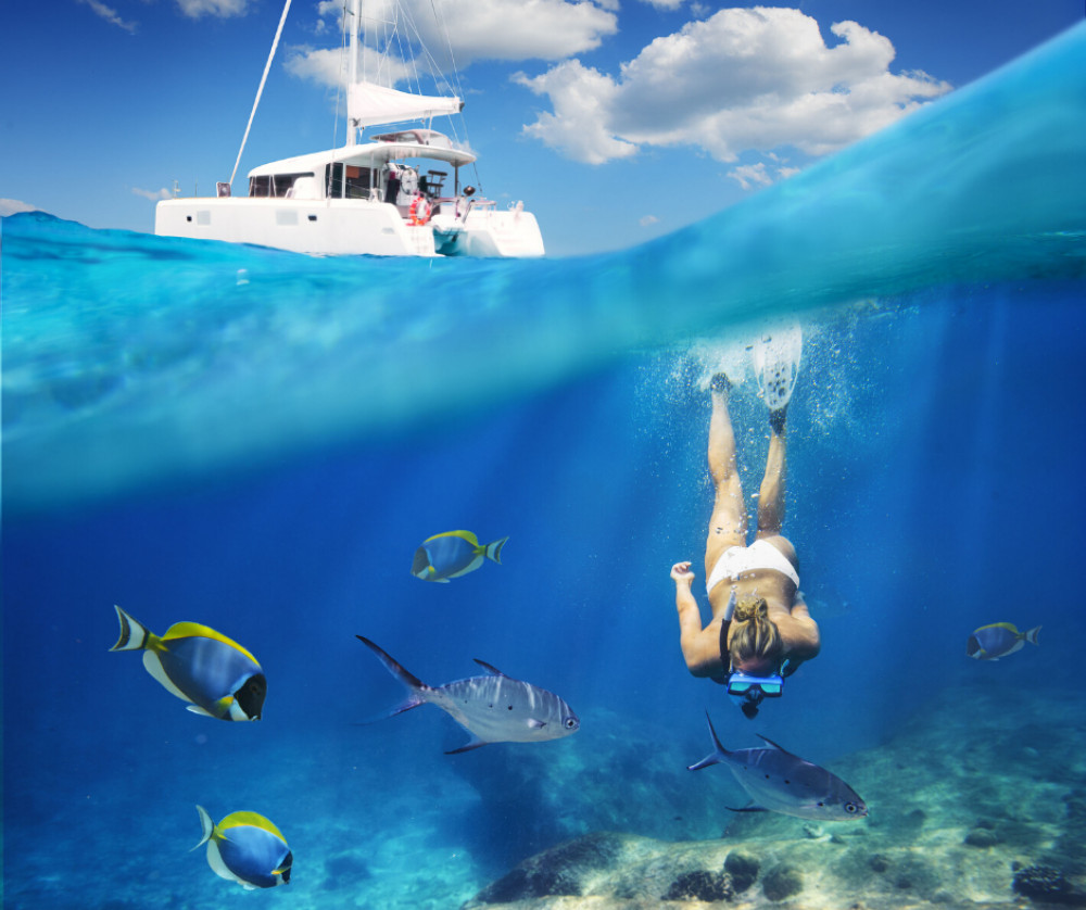 riviera maya catamaran snorkeling tour