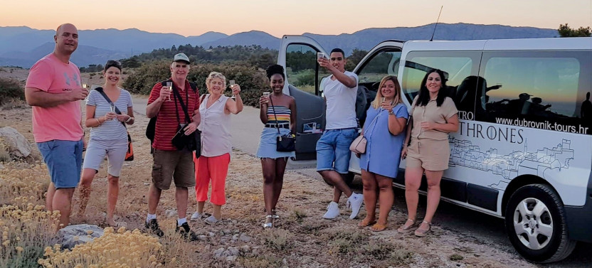 Private Dubrovnik City Sunset Tour with Glass of Wine