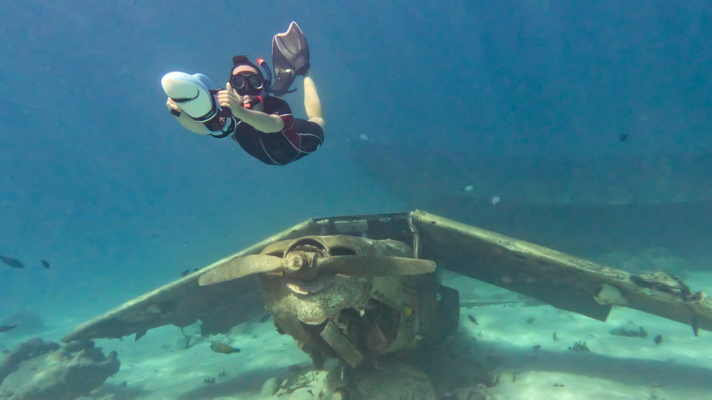 Sea Scooter Snorkel Tour - Lagoon Trip: Wrecks & Coral Garden -2h