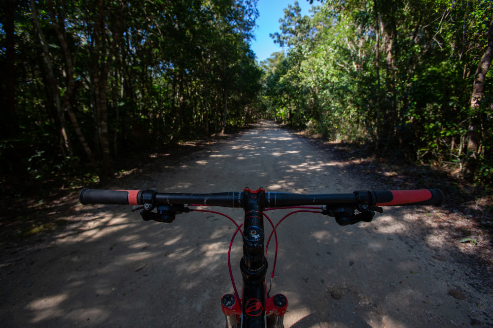 tulum cenotes by bike