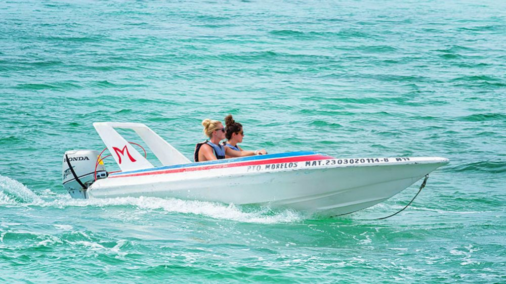 Combo: Camel & Speed Boat with Transportation In Riviera Maya