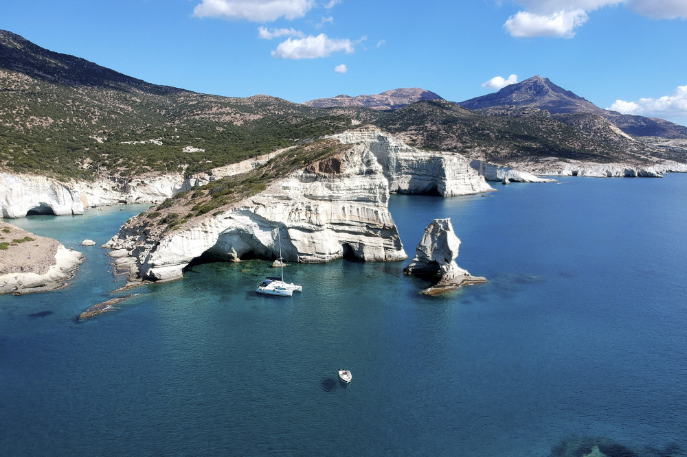 West Milos And Kleftiko Catamaran Cruise