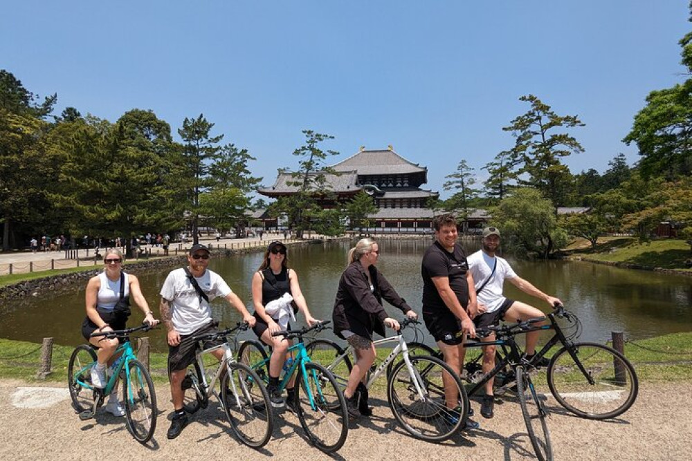 Private Family-Friendly Bike Tour With Deer, Todaiji Temple & Lunch in Nara