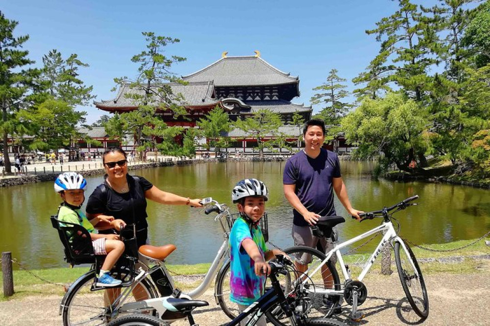 Private Family E-Bike Tour of Nara Park with Lunch