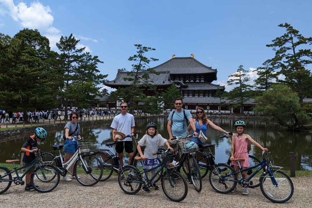Private E-bike Nara Highlights with Todaiji, Knives, Deer, Shrine, And Gems