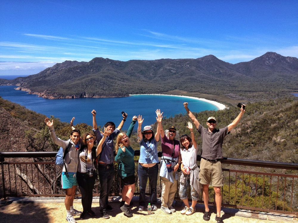 Launceston to Hobart via Wineglass Bay