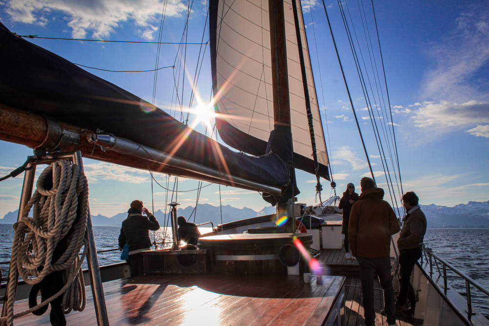 Luxury Midnight Sun Sail