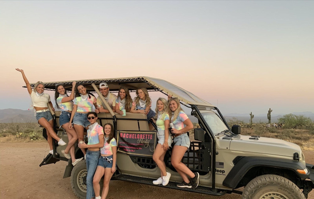 Private Bachelorette Party Sonoran Desert Jeep Tour