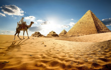 Camel/Horse around Pyramids at Sunset/Sunrise with Transfer
