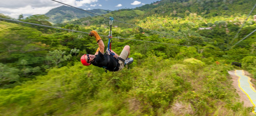Zip Line & Monkeyland Adventure from La Romana
