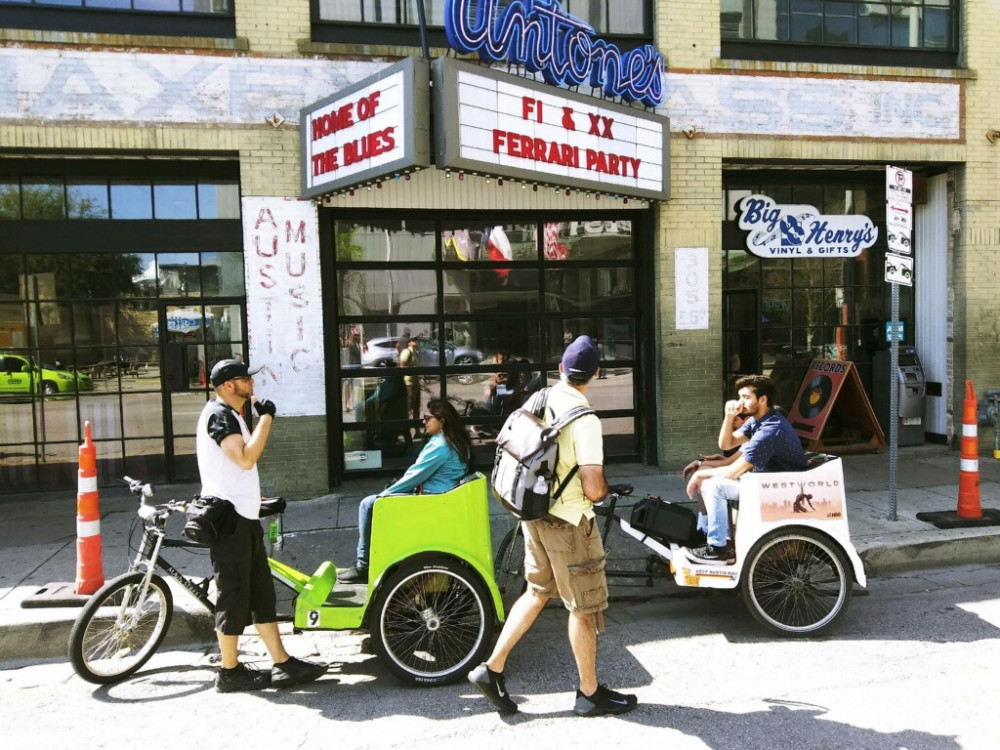 Live Music Capital Of The World Pedicab Tour