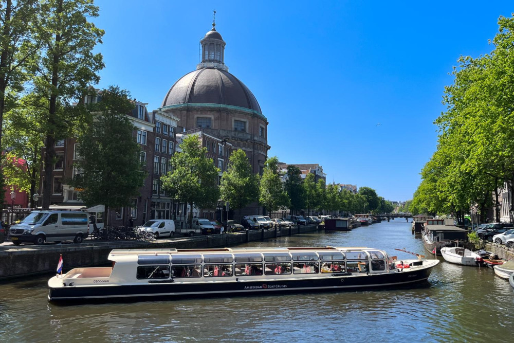 75 minute Group Canal Cruise Highlights of Amsterdam