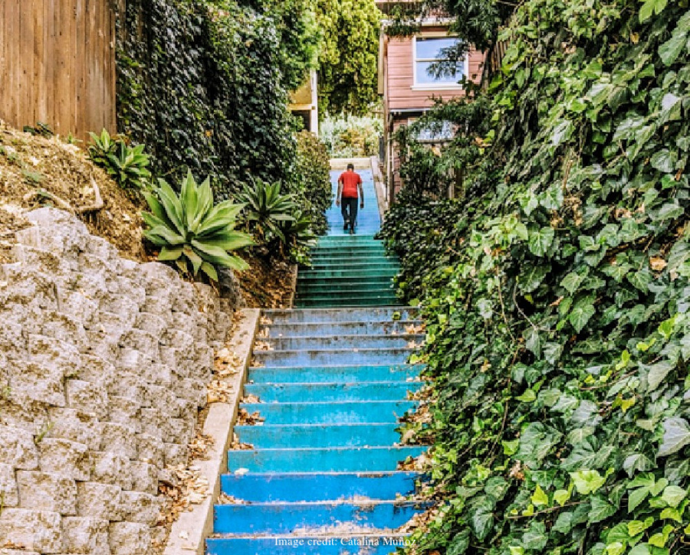 Silver Lake's Hidden Painted Stairways: Private Walking Tour