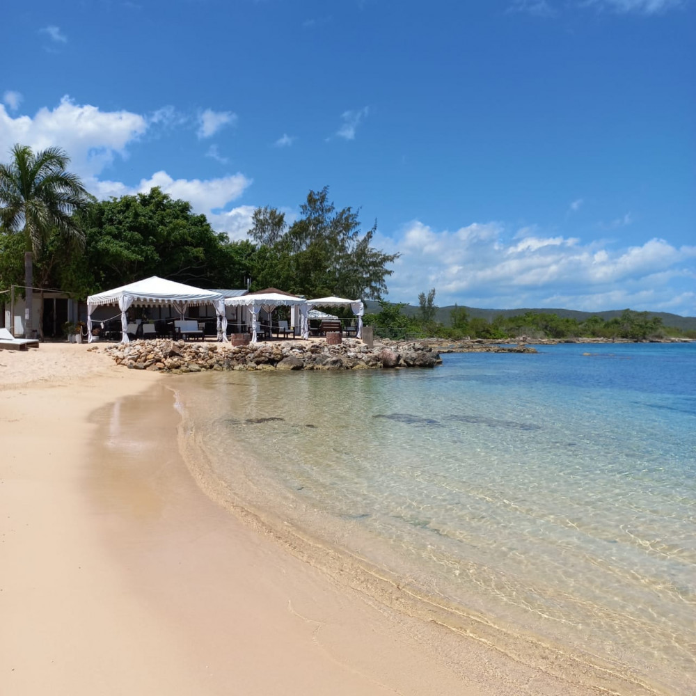 From Montego Bay: Bamboo Beach Club VIP w/Lunch & Cocktails