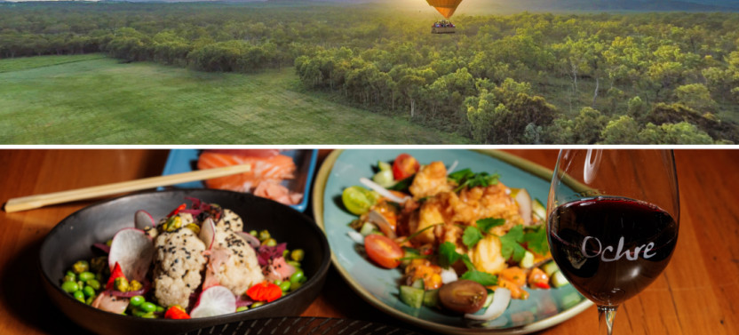 Cairns Classic Hot Air Balloon Ride + Ochre 3-Course Lunch