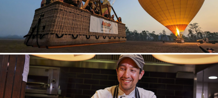 Cairns Classic Hot Air Balloon Ride + Ochre 3-Course Lunch