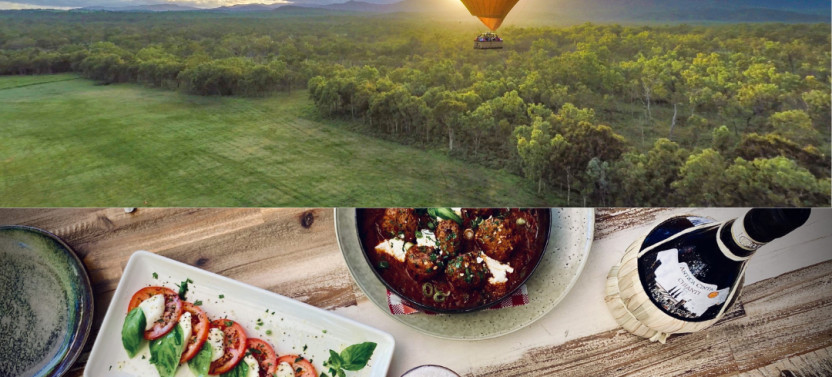 Cairns Classic Hot Air Balloon Ride + Lemoncello 3-Course Meal