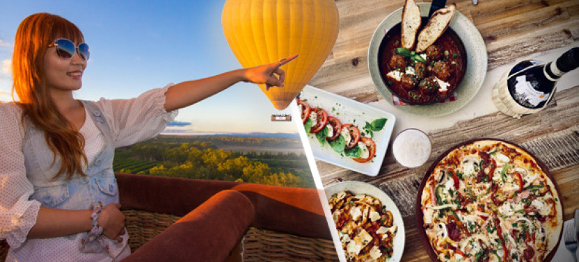 Cairns Classic Hot Air Balloon Ride + Lemoncello 3-Course Meal