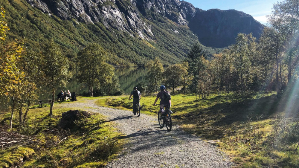 Private Spectacular E-Bike Trip over Flofjellet