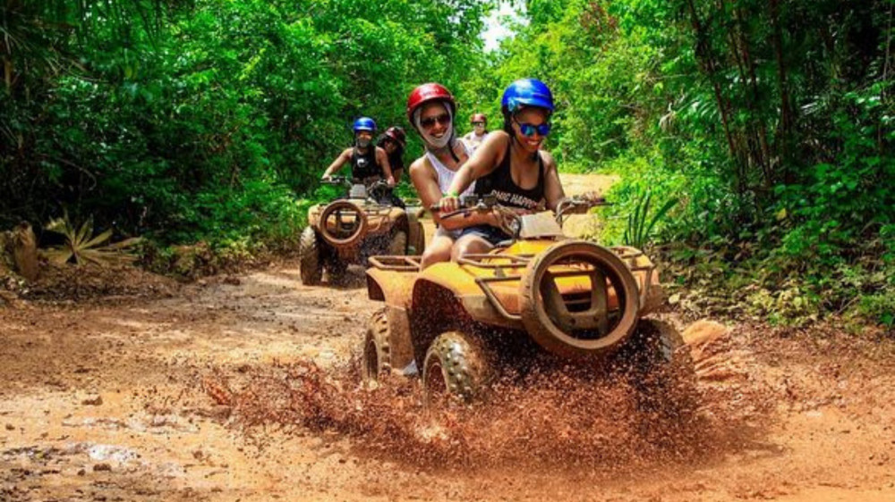 Atv Jungle Adventure With Ziplines Cenote Tequila Tasting Shared Atv Cancun Project