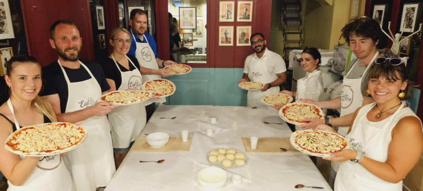Cooking Class in the Heart of Rome:  Pizza and Tiramisu Making