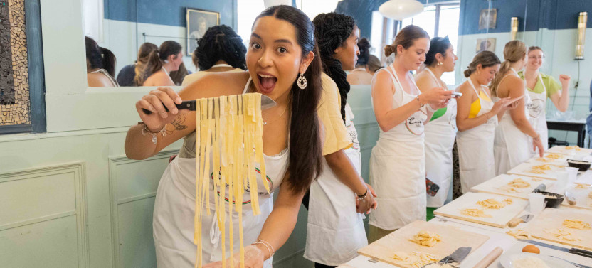 Spritz, Fettuccine & Maltagliati Cooking Class in Piazza Navona