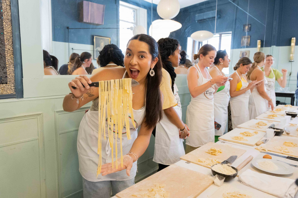 Pasta class Fettuccine and Maltagliati making