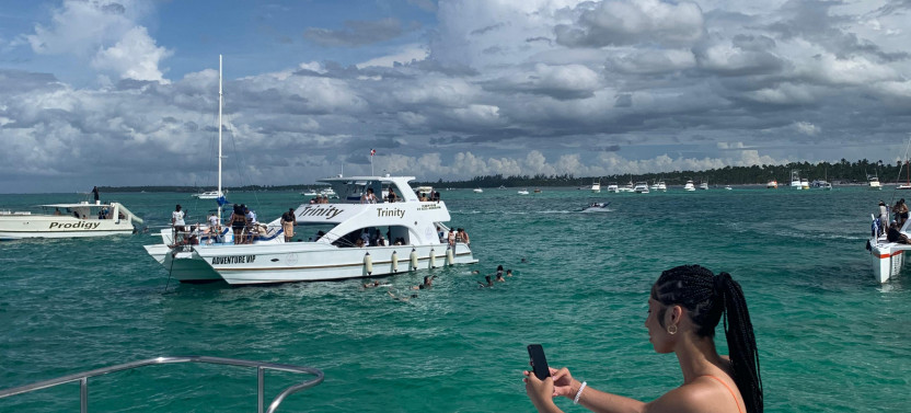 Party Boat Experience - 3 Hour Catamaran with Snorkeling and Floating Bar
