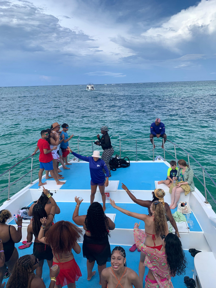 Party Boat Experience - 3 Hour Catamaran with Snorkeling and Floating ...