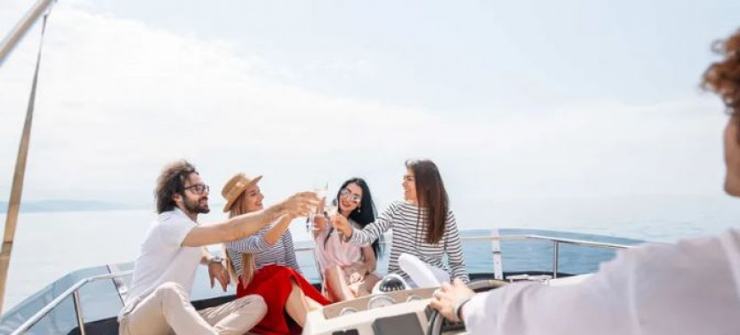 Celebration at Boat in Muscat
