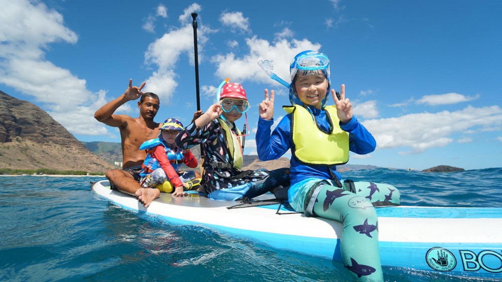 Dolphin Watch, Snorkel, & Waterslide Activities On Oahu Waianae