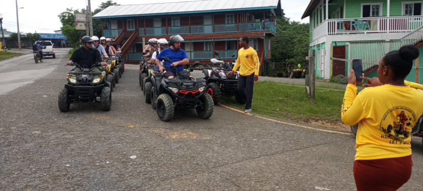 Roatan ATV Adventure With Monkey & Sloth Hangout
