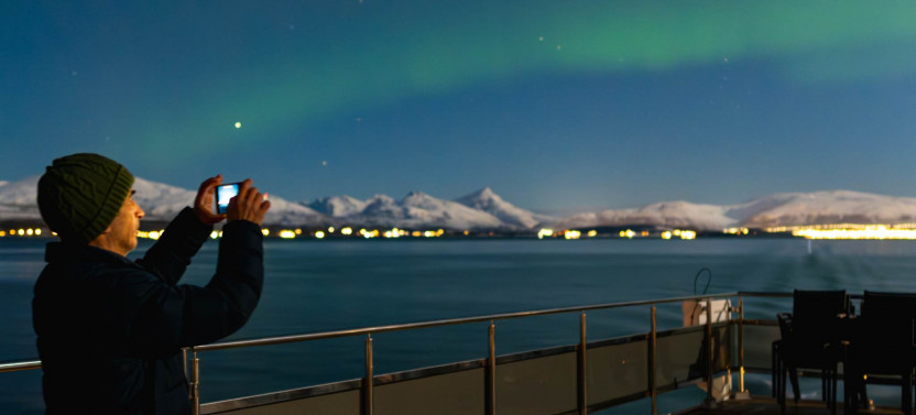 Electric Northern Lights Cruise from Tromsø