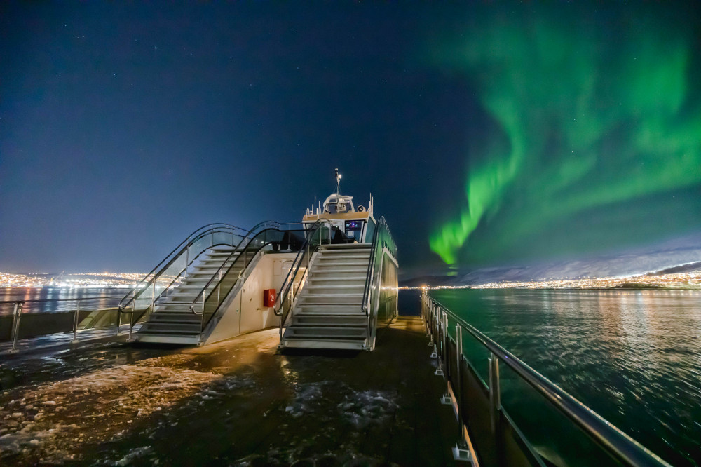 Electric Northern Lights Cruise from Tromsø