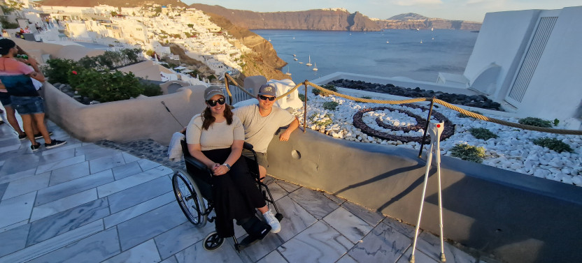 Santorini: 4hr Private Wheelchair Accessible Tour