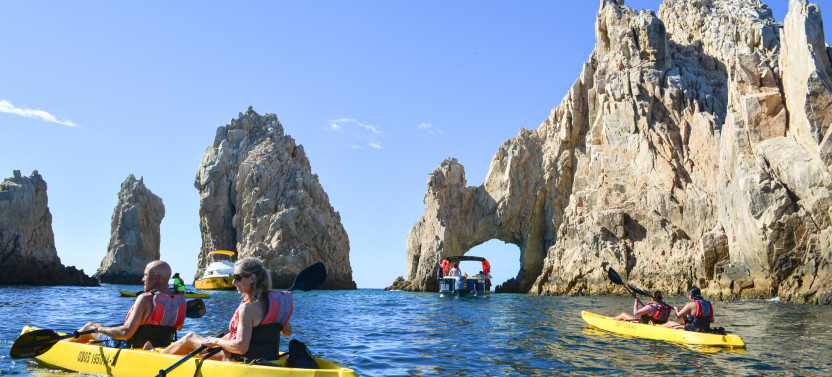 Glass Bottom Kayak & Snorkel at the Arch