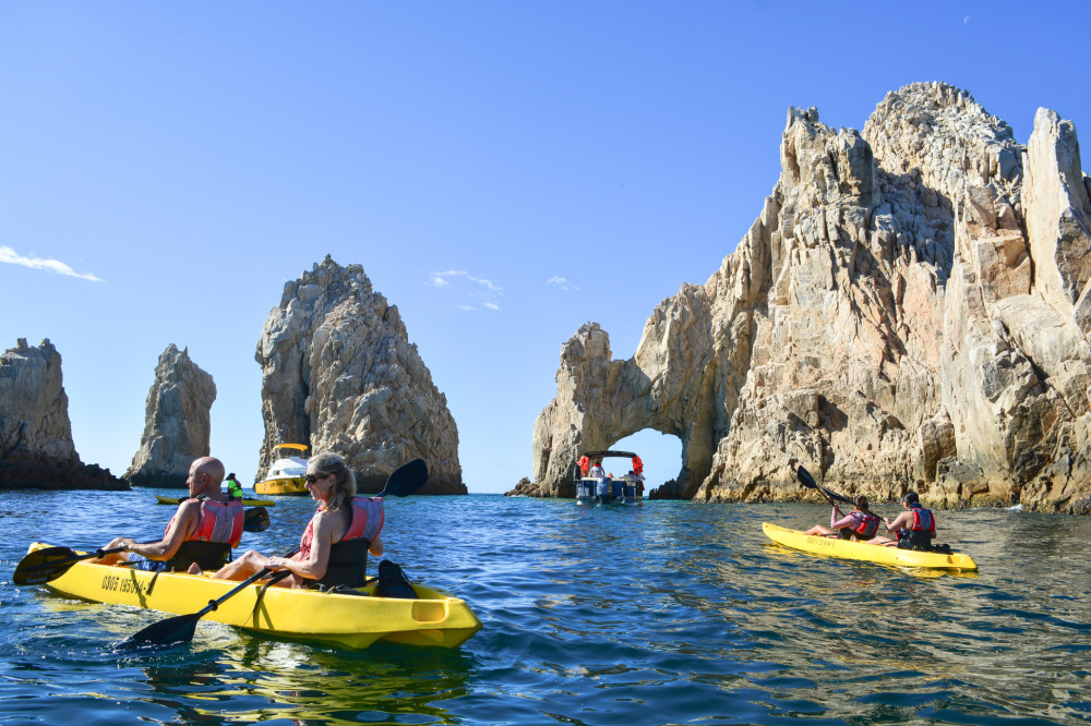 Glass Bottom Kayak & Snorkel at the Arch
