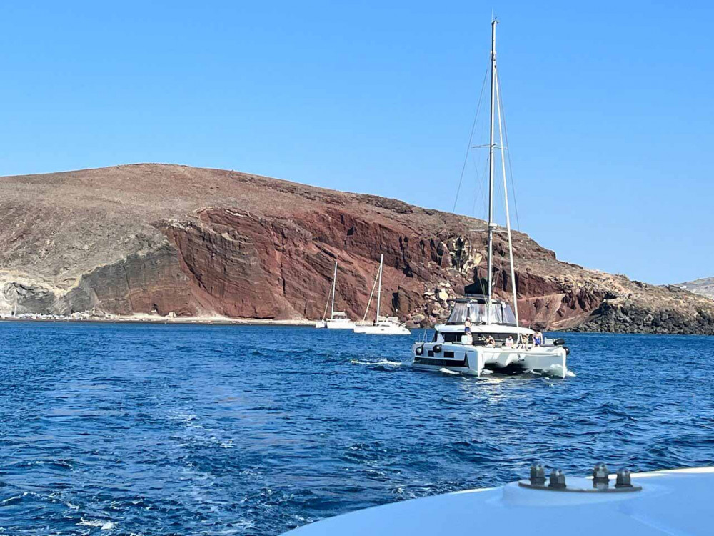 Santorini Luxury Sunset Cruise with Ammoudi Bay Views - Vlychada ...