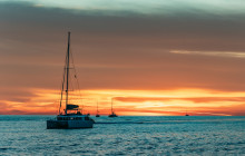 Private Santorini Catamaran Sunset Cruise