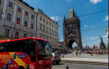 City Sightseeing Hop On Hop Off Prague Bus + 1hr river cruise