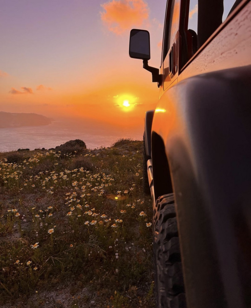 Jeep Safari In Santorini Island