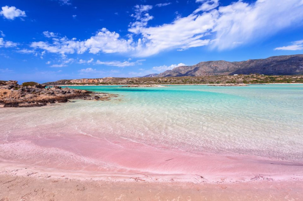 Crete's Pink Wonder: Elafonisi Beach Private Shore Excursion from Souda