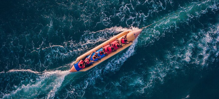 Banana Boat Ride in Mount Lavinia