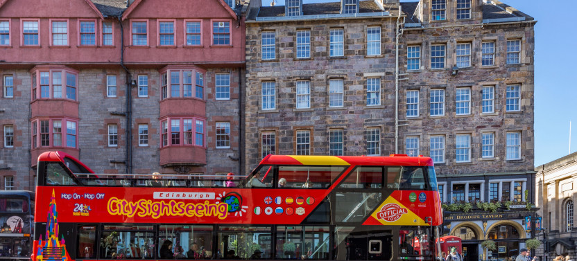 City Sightseeing Hop On Hop Off Bus Tour Edinburgh - KIDS GO FREE!