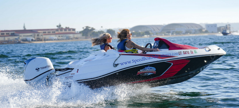 San Diego Speed Boat Adventure Double Boat
