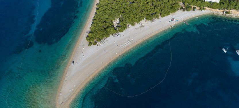 Half-Day Private Boat Tour from Split to Brač – Golden Horn Beach