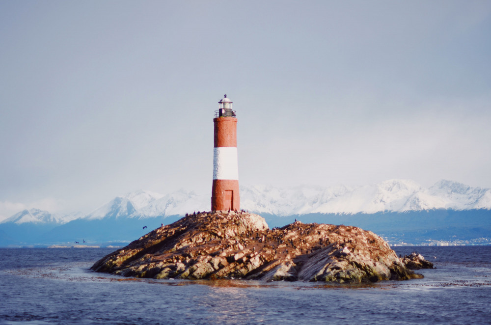 Catamaran Cruise of Beagle Channel with Les Eclaireurs Lighthouse