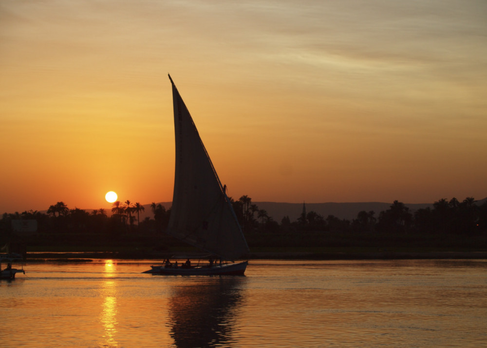 Luxor Sunset Felucca Ride and Banana Island with Lunch or Dinner