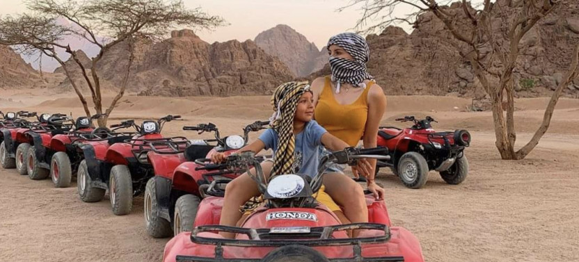 Morning or Sunset Quad Desert Safari Tours in Luxor